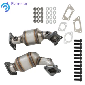 Front Catalytic Converters Pair For GMC Terrain SLT SLE 3.0L 2010-2012 - Picture 1 of 10