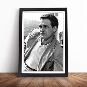 Paul Newman Wall Art Print Framed Canvas Picture Poster Decor Living Room - Picture 1 of 7