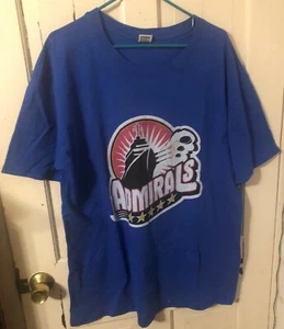 Norfolk Admirals T-Shirt Herren HM Blau 2XL 100% Baumwolle - Bild 1 von 4