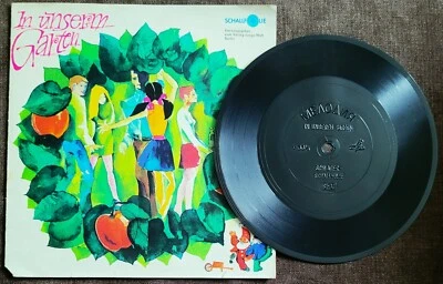 1969 DDR Pop-Schlager Junge Welt Schallfolie Flexi-Disc 7", In unserem Garten - Bild 1 von 4