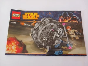 LEGO Star Wars : Notice instruction - Set 75040 General Grievous' Wheel Bike - Imagen 1 de 1