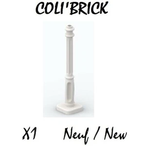 Lego 11062 - 1x Lampadaire / Ständer 2x2x7 Lamp Post 4 Sockel Flöten - weiß - NEU - Bild 1 von 1
