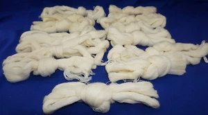 Lote de hilo de lana tapiz #2-13 Hanks tono 991 blanco - Imagen 1 de 8