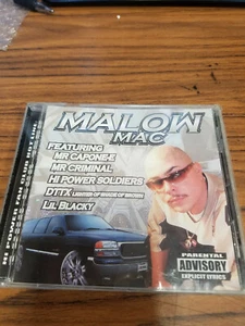 MALOW MAC SELF TITLED DEBUT ALBUM CHICANO GANGSTER SOUTHSIDE RAP RARE CD - Imagen 1 de 2