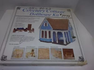 Vintage Greenleaf The Coventry Cottage Dollhouse Kit 1986 1" = 1', 2 Rooms Plus - Picture 1 of 11