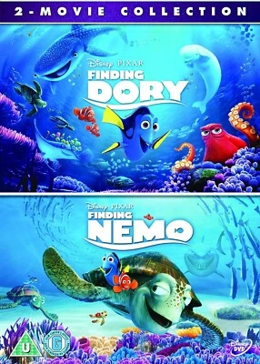 Finding Nemo + Finding Dory Double Pack DVD 2 Movie Film Brand New Sealed UK R2 - Image 1 of 2