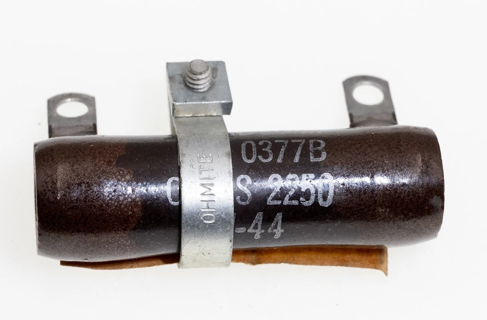 Resistencia Esmaltada Vítrea Ohmite Serie 210 Dividohm, 2.25K 2250 ohm 25 W Foto 1 de 1