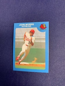 1986 Louisville Redbirds #20 John Morris RC - Rare Team Issue Minor League
