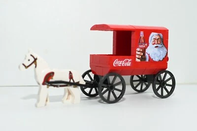 Carro Cochecito Caballo Coca-Cola Modelo Personalizado Compatible y Construido con Ladrillos LEGO® Foto 1 de 3