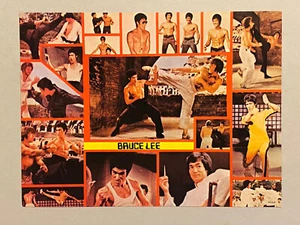 Póster de Bruce Lee collage de fotos de película vintage años 70 O.S.P. Cartón original - Imagen 1 de 2