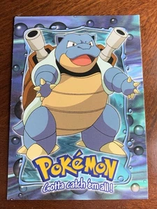 1999 Topps Pokemon Movie Edition #E9 Blastoise Blue Logo (A) FREE COMBINED SHIP - Picture 1 of 2