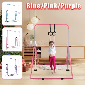 Barras de Gimnasia para Niños Ajustables Junior Extensibles Plegables Barras Horizontales - Imagen 1 de 23