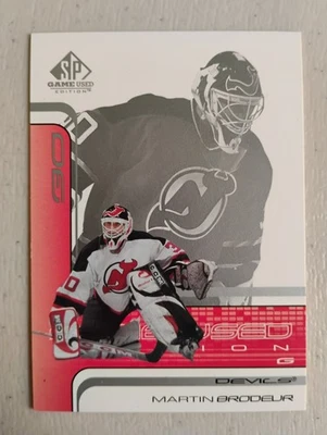 01 02 SP GAME USED EDITION MARTIN BRODEUR #31 - Image 1 of 2