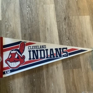 Vintage Cleveland Indians Wimpel MLB 90er 28" - Bild 1 von 6