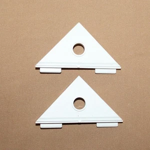 Lot de 2 angles de toits blancs pour bâtiment Majokit / Majorette / 7403 - Picture 1 of 2