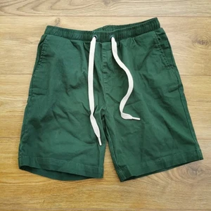 Pantalones Cortos Folk Nelson Para Hombre M Medianos Verde Algodón Elastano Verano Playa Ligeros - Imagen 1 de 10