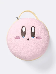 Kirby Café x GU Plush Round Pouch Collaboration Limited Japan NEW - Picture 1 of 6