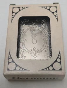 Hansaware Germany Pill Case Engraved "E" Silver Vintage - Picture 1 of 7