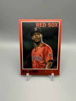 2024 Topps Archives Brayan Bello #194 Red Foil 10/50 Boston Red Sox - Image 1 of 2