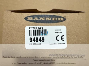 Brand new Banner LTF12IC2LDQ Laser Displacement Sensor LTF12IC2LDQ - Picture 1 of 3