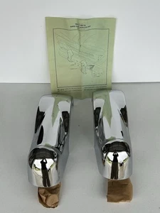 1960-62 Chevy Truck OEM Front Bumper Guards 988157 & 988158 w/ Hardware - New - Picture 1 of 9