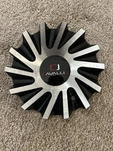 1 Cavallo Wheels Black and Machined Center Cap Part# 1362L177M Stock# 4423 - Picture 1 of 2