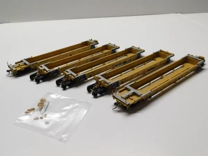 HO SCALE WALTHERS SET OF (5) DTTX 48' INTERMODAL CONTAINER TRAIN CARS - Bild 1 von 23