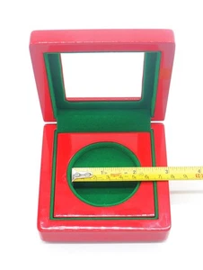 BOX ONLY - NO Coin RED - Picture 1 of 6