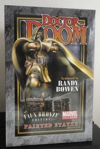 BOWEN DESIGNS DR. DOOM STATUE FAUX BRONZE SIDESHOW FANTASTIC FOUR FIGURINE - Picture 1 of 4