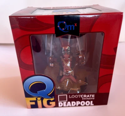 QM - Q Fig Marvel Lootcrate Exclusive Deadpool 4" Collectible Figure - 2015 - Изображение 1 из 4