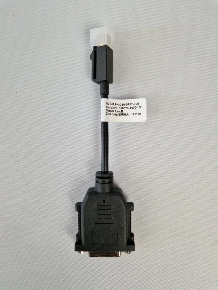 NVIDIA Displayport auf DVI Adapter Kabel 20cm Grafikkarte Grafikkarten NEU ✅️ - Bild 1 von 4