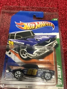 Hot Wheels 57 Chevy Treasure Hunt. Long Card, 2011. Mint Card - Picture 1 of 2