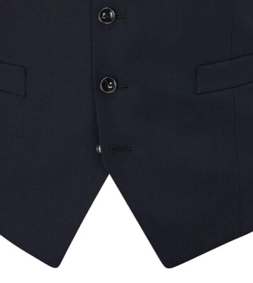 Skopes Hombre Farnham Ajuste a Medida Cintura Abrigo Azul Marino 34A 62 Regular - Imagen 1 de 4