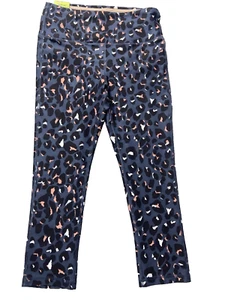 Marika Womens Leggings Medium Black Hight Rise Tummy Control Capri - Picture 1 of 9