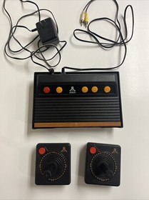 ATARI FLASHBACK 4 Console With Cables and 2 Wireless Controllers Tested Working