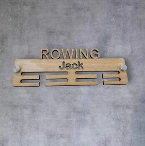Rowing Medal Hanger - Wood - Picture 1 of 5