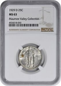 1929-D Standing Liberty Silver Quarter MS63 NGC