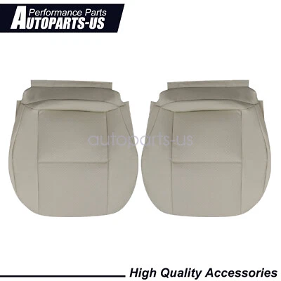 For 08-14 Mercedes Benz C250 C300 C350 Driver Passenger BOTTOM Seat Cover Lt Tan - Изображение 1 из 4