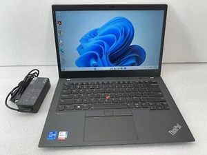 Lenovo Thinkpad T14s Gen2 11th Gen i7-1185G7 3.00GHz 16GB 256GB Win11P IRIS 1973 - Picture 1 of 10