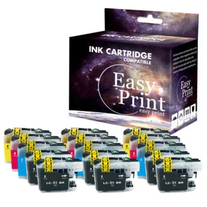 Cartucho de tinta 15PK LC51 para Brother MFC-845CW MFC-685CW MFC-5860CN MFC-680CN - Imagen 1 de 1