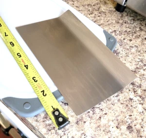 Stainless Steel Scraper Chopper For Cutting Board Cooking Tool SET OF THREE - Picture 1 of 7