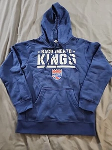 NEW SACRAMENTO KINGS "HOOPS FOR TROOPS" MENS HOODIE HOODED SWEATSHIRT BLUE Small - Picture 1 of 6