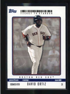 DAVID ORTIZ 2009 TOPPS TICKETS TO STARDOM BLUE #62/99 AH2157 - Picture 1 of 1