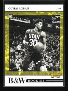 Ochai Agbaji 2022-23 Panini Instant Black & White RC #BW-14 Utah Jazz - Bild 1 von 2