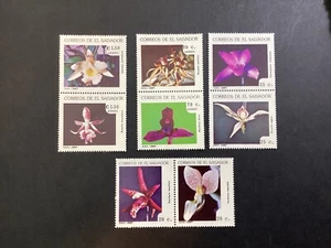 Collectzone El Salvador 1131-1139 Blumen vz NH (B200) - Bild 1 von 1