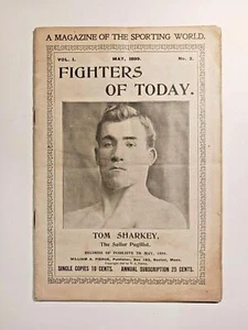 1899 Boxing Magazine - Fighters of Today Vol 1 #2 - Tom Sharkey - Very Rare - Picture 1 of 5