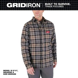 Milwaukee M551 GRIDIRON™ Flannel Shirt - Picture 1 of 7