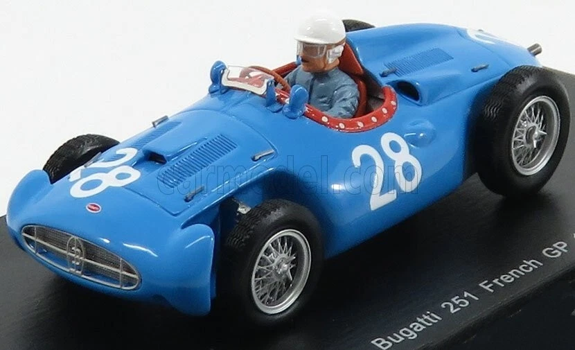 Spark S5280 Bugatti 251 French GP 1956 Maurice Trintignant 1/43 - Immagine 1 di 2