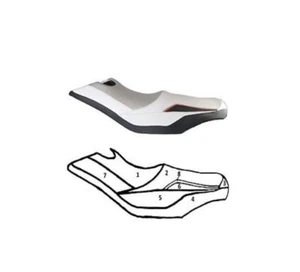 Sea-doo 2009-2011 GTI Rental 130 SE 155 Wake GTS Blacktip Custom Cut Seat Cover - Bild 1 von 3