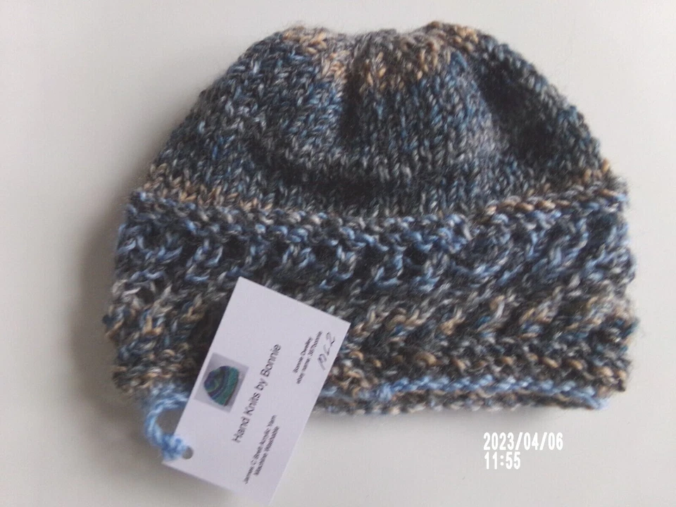 Acrílico - Sombrero/Gorro de reloj tejido a mano - Elección de 28 colores - Estilo #3 Foto 1 de 1